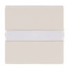 Rocker with labelling field for Switch/push button, Single rocker ivory white - Platform 63