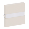 Rocker with labelling field for Switch/push button, Single rocker ivory white - Platform 63