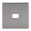 Rocker open for red pull button calotte, Pull cord stainless steel - Pure Stainless Steel
