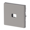 Rocker open for red pull button calotte, Pull cord stainless steel - Pure Stainless Steel