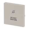 Rocker with legend DND for Switch/push button, Single rocker ivory white - Platform 63