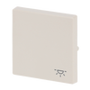 Rocker with legend Symbol "light" for Switch/push button, Single rocker ivory white - Platform 63