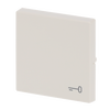 Rocker with legend Symbol "key" for Switch/push button, Single rocker ivory white - Platform 63