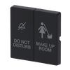 Rocker with legend DND, MUR for Switch/push button, Two-part rocker anthracite - Platform 63