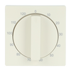 Cover plate with legend 0 ... 120 Min for Time switch, Turning handle ivory white - Platform 63