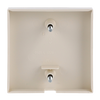 Cover plate for Pull-cord switch 2610/6 UC-xx, 2610/6 UJ-xx, Pull cord ivory white - Platform 63