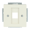Cover plate Modular Jack 1 gang ivory white - Platform 63