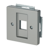 Cover plate Keystone 1 gang stainless steel - Pure Stainless Steel