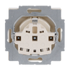 SCHUKO® Socket insert with labelling field with label space ivory white - Platform 63