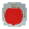 Busch-Protector® SCHUKO® socket insert with Neon lamp /Red with screw terminals ivory white - Platform 63
