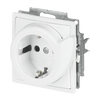 Busch-Service-Socket SCHUKO® socket insert Safety Shutter studio white - Platform 63