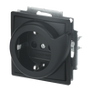 Busch-Service-Socket SCHUKO® socket insert Safety Shutter black matt - Platform 63