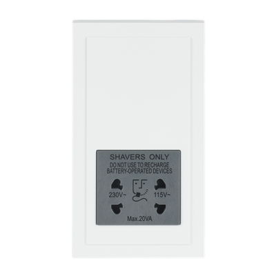 Socket Outlets Various symbols with screw terminals studio white - future linear