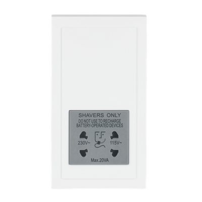 Socket Outlets Various symbols with screw terminals studio white matt - Platform 63