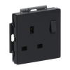 Socket Outlets without claw anthracite - Platform 63