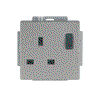 Socket Outlets without claw stainless steel - Pure Stainless Steel