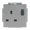 Socket Outlets without claw stainless steel - Pure Stainless Steel