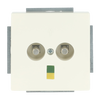 Equipotential socket insert ivory white - Platform 63
