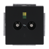 Equipotential socket insert black matt - Platform 63