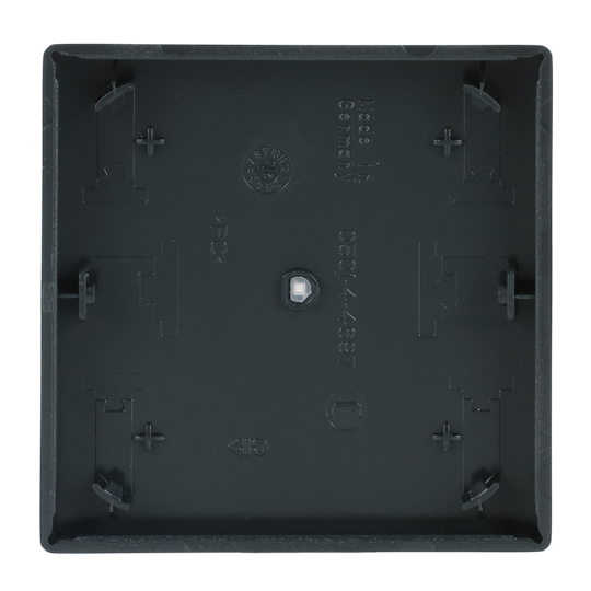 Rocker Symbol "dimming" with Small Transparent Calotte 1gang anthracite - Platform 63 – Image 2 of 4
