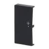 Rocker Symbol "light" with Small Transparent Calotte 2gang anthracite - Platform 63