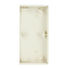 Rocker Symbol "light" 2gang ivory white - Platform 63