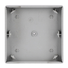 Rocker Symbol "dimming" with Small Transparent Calotte 1gang stainless steel - Pure Stainless Steel