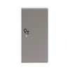 Rocker Symbol "dimming" with Small Transparent Calotte 2gang stainless steel - Pure Stainless Steel