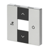 User Operation Symbols "up, down, ECO, Power" 1gang stainless steel - Pure Stainless Steel