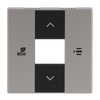 User Operation Symbols "up, down, ECO, menu" 1gang stainless steel - Pure Stainless Steel