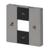 User Operation Symbols "up, down, ECO, menu" 1gang stainless steel - Pure Stainless Steel