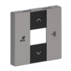 User Operation Symbols "up, down, ECO, menu" 1gang stainless steel - Pure Stainless Steel