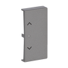 Electronic Controls 2gang grey metallic - Platform 63