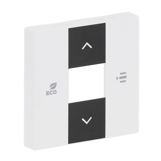 User Operation Symbols "up, down, ECO, menu" 1gang studio white matt - Platform 63