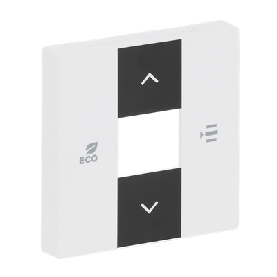 User Operation Symbols "up, down, ECO, menu" 1gang studio white matt - Platform 63