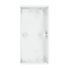 Rocker Symbols "music control" with Small Transparent Calotte 2gang studio white - Platform 63
