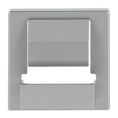 Cover plate PowerDock 1 gang stainless steel - Pure Stainless Steel