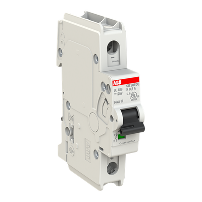 Miniature Circuit Breakers MCBs - SU200DC - 1P - 0.2 A - K