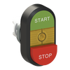 MPD15-11Y Double Pushbutton