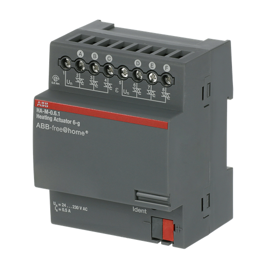 HA-M-0.6.1 Heating Actuator, 6-fold, 230 V, MDRC – Görsel 4 / 4