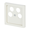 Cover plate SAT 4 gang ivory white - Platform 63