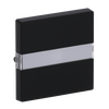 Rocker with labelling field for Switch/push button, Single rocker black matt - Platform 63