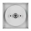Cover plate with legend 0 ... 15 Min for Time switch, Turning handle stainless steel - Pure Stainless Steel