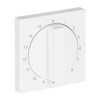 Cover plate with legend 1 ... 15 Min for Time switch, Turn button studio white matt - Platform 63