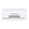 Cover plate 50x50 mm with Hinged Lid Telecommunication inserts studio white - alpha