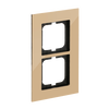 Cover frame 2-gang gold - carat