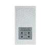 Socket Outlets Various symbols with screw terminals aluminium silver - Platform 63