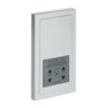 Socket Outlets Various symbols with screw terminals aluminium silver - Platform 63