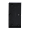 Rocker Symbol "dimming" with Small Transparent Calotte 2gang anthracite - Platform 63