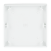 Rocker Symbol "dimming" with Small Transparent Calotte 1gang studio white matt - Platform 63
